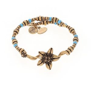 Alex and Ani flower bracelet